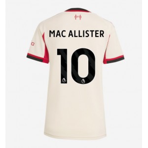 Fotbalové Dres Liverpool Alexis Mac Allister #10 Dámské Venkovní Oblečení 2025-26 Krátký Rukáv